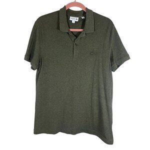 Lacoste Polo Shirt L Green Preppy Retro Classic Old Money Academia Neutral 80s